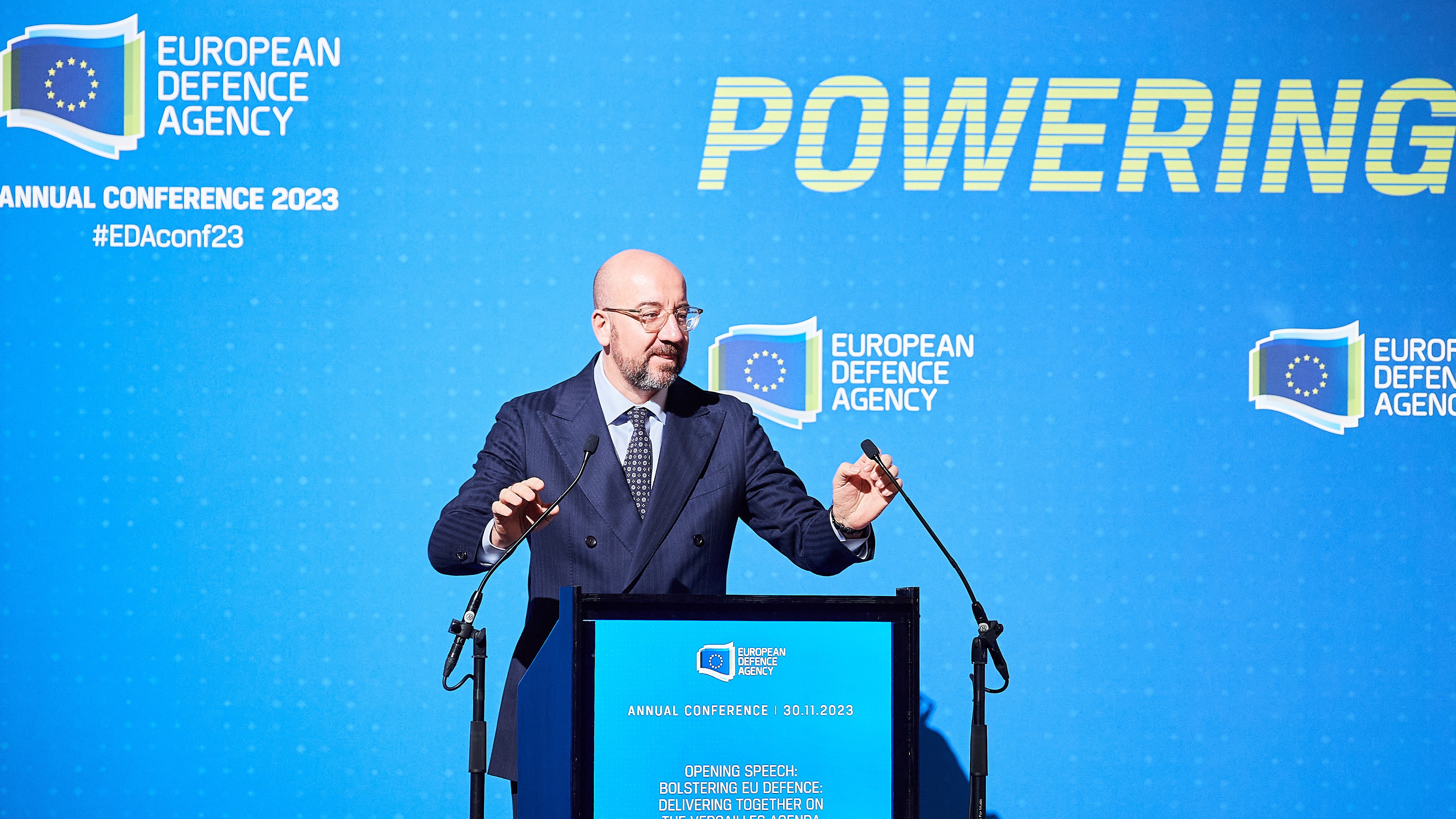 President Michel calls for 'defence bonds' at EDA Annual Conference 2023 