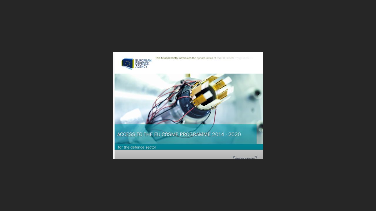 COSME web-platform tutorial