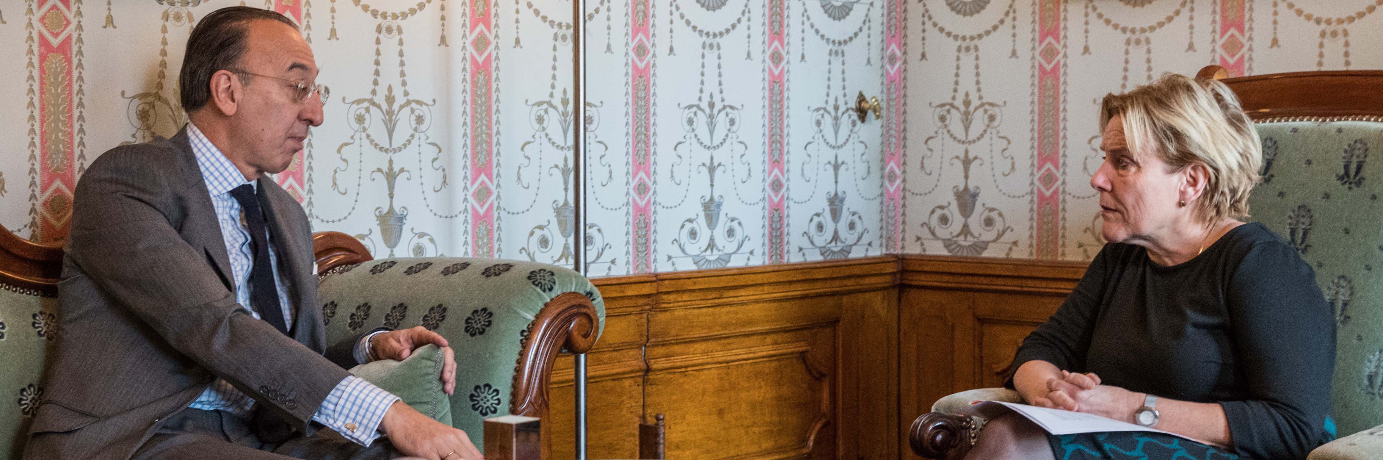 Chief Executive Domecq meets Dutch Minister Bijleveld