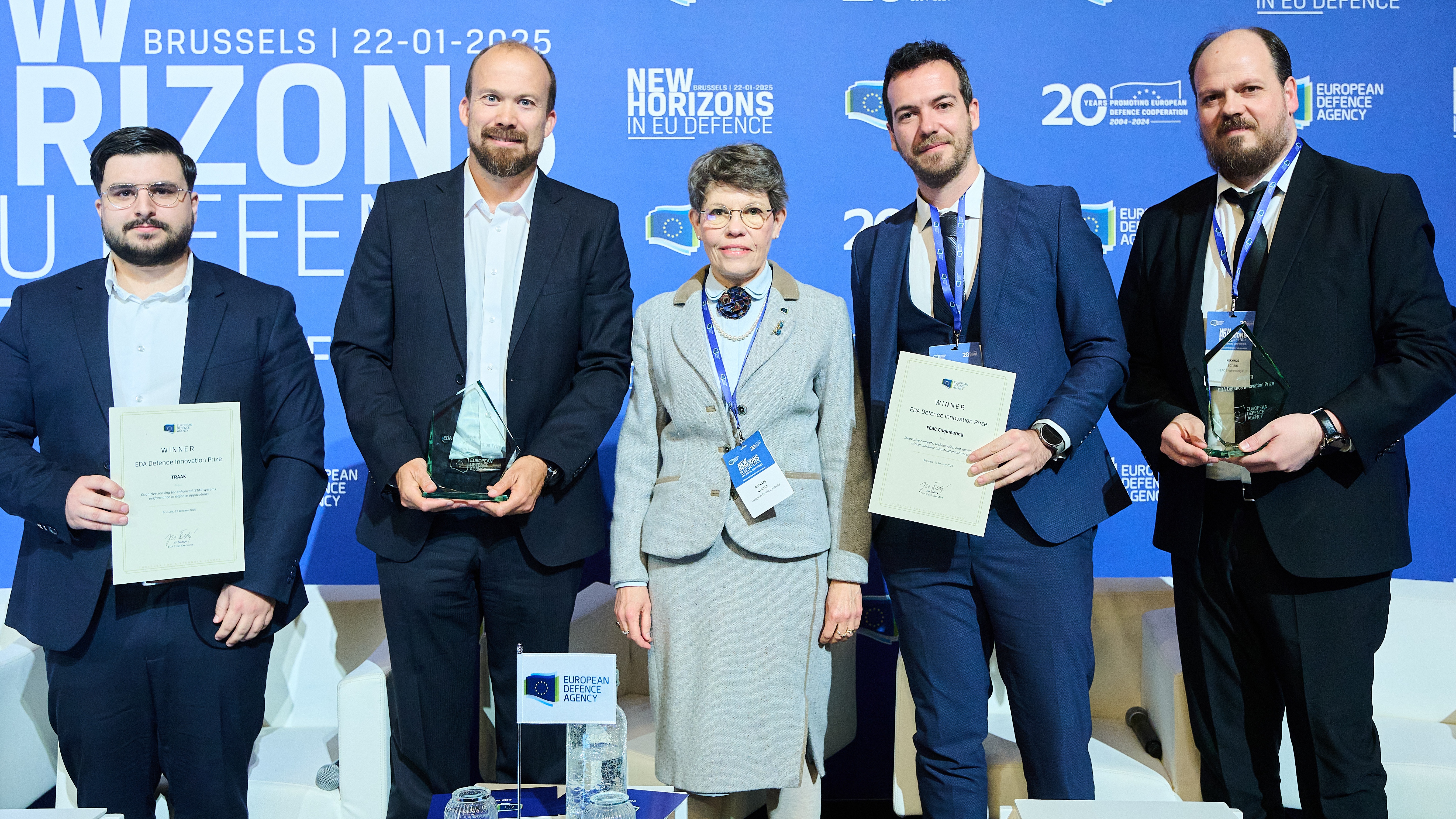 France’s TRAAK and Greece’s FEAC win EDA’s Innovation Prize, 2024 
