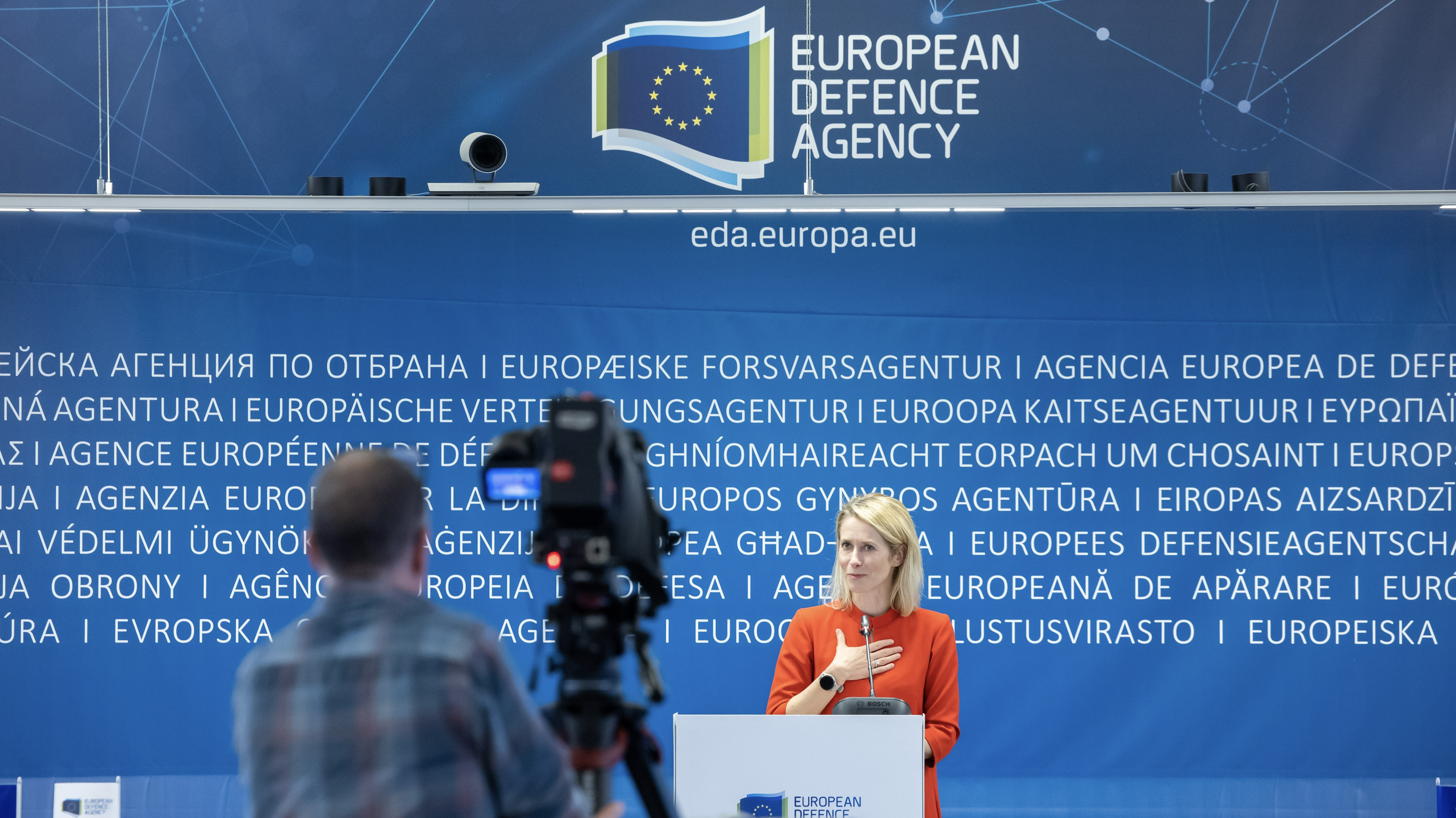 EDA's head Kallas urges EU unity, resolve in support of Ukraine